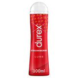 Durex Strawberry Lube Water Based Flavoured Edible 100ml