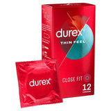 Durex Thin Feel Condoms Enhanced Sensitivity Close Fit 12 per pack