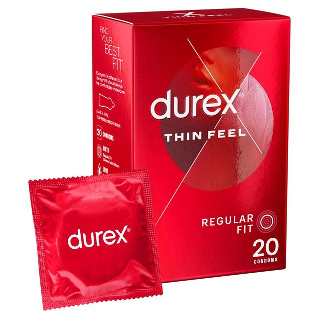 Durex Thin Feel Condoms Enhanced Sensitivity Regular Fit 20 per pack