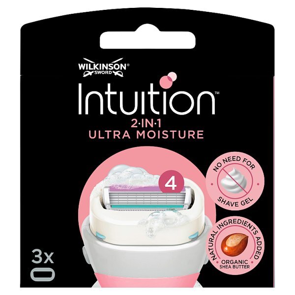 Wilkinson Sword Intuition Ultra Moisture Blades 3pk GOODS Superdrug