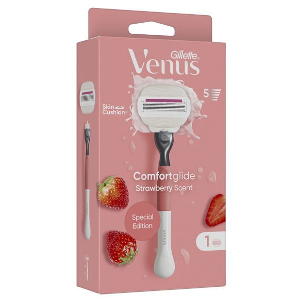 Venus Comfortglide Strawberry Razor - 1 Blade GOODS Superdrug