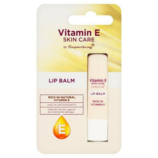 Superdrug Vitamin E Lip balm stick 4.8g GOODS Superdrug