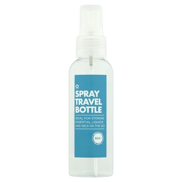 Superdrug Spray Travel Bottle 100ml GOODS Superdrug