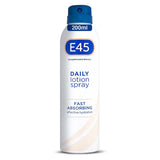 E45 Daily Moisturiser Spray to Repair and Moisturise Dry and Sensitive Skin - 200ml