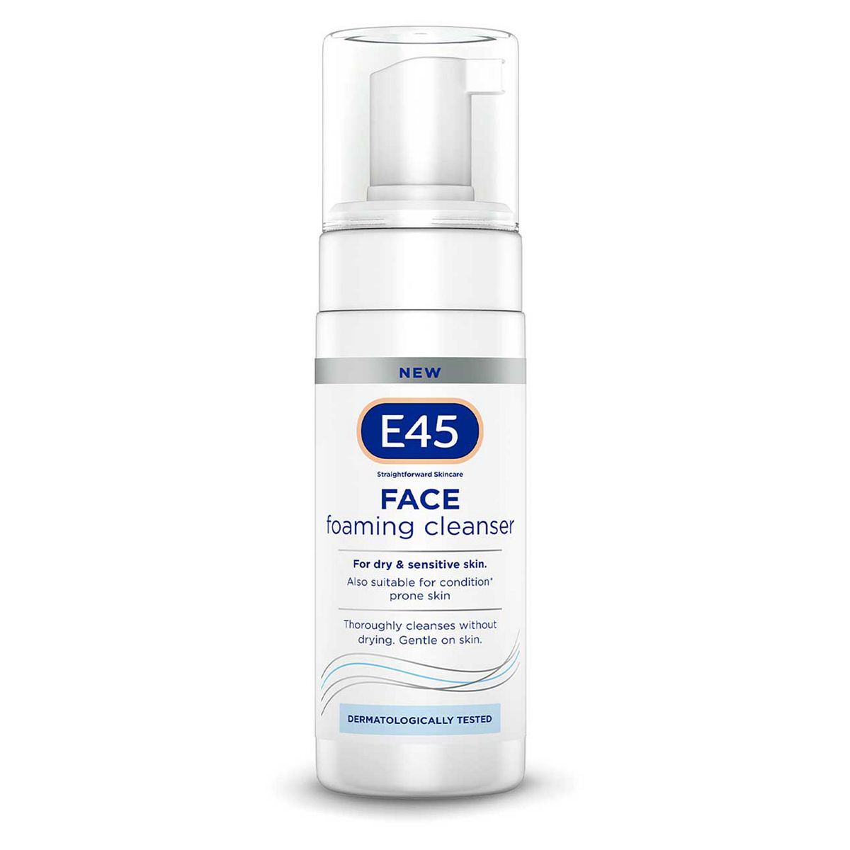 E45 Face Foaming Cleanser for Dry and Sensitive Skin - 150ml