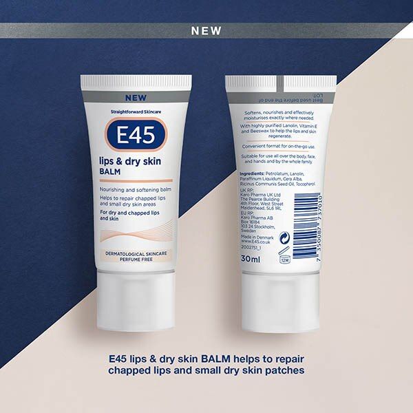 E45 Lips & Dry Skin Nourishing Multi-Purpose Balm 30Ml