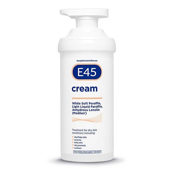 E45 Moisturising Cream for Dry Skin with Pump 500g
