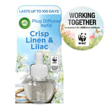 Airwick Crisp Linen & Lilac Plug In Refill 19ml - McGrocer