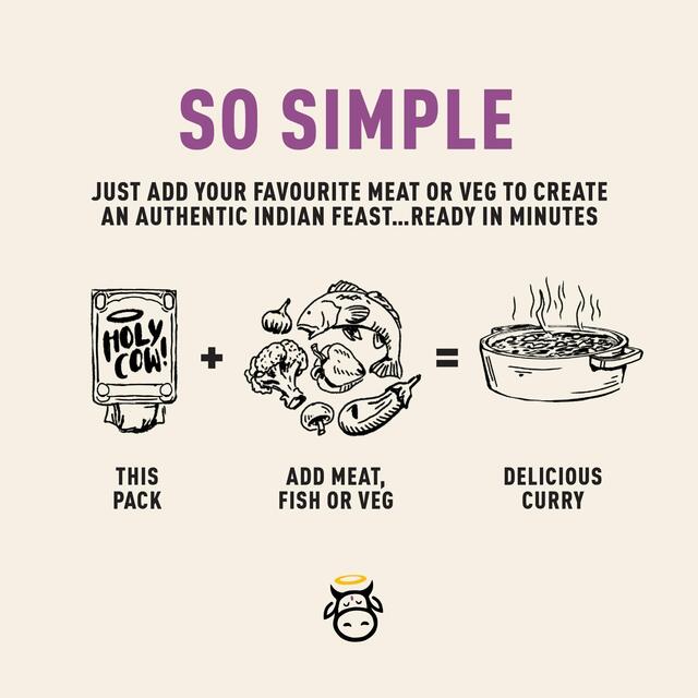 Holy Cow! Kashmir Roganjosh Curry Sauce 250g - McGrocer