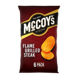 McCoy's Flame Grilled Steak Multipack Crisps 6 per pack - McGrocer