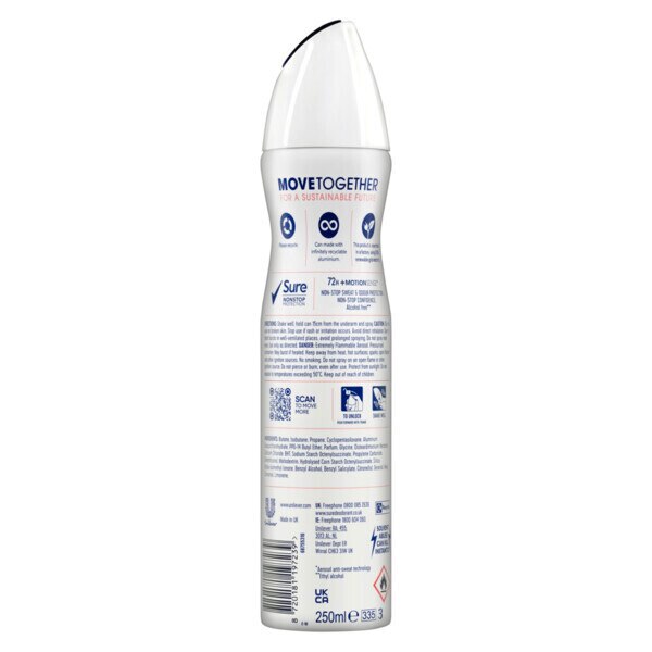 Sure Antiperspirant Deo Aerosol Nonstop Uplift & Fresh 250ml GOODS Superdrug