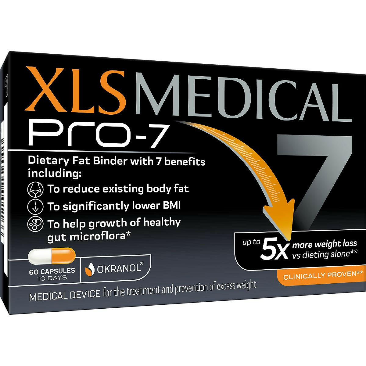 XLS Medical Pro 7 - 60 Capsules Weight Management Boots