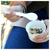 BioPak White Paper Spoons   10 per pack - McGrocer