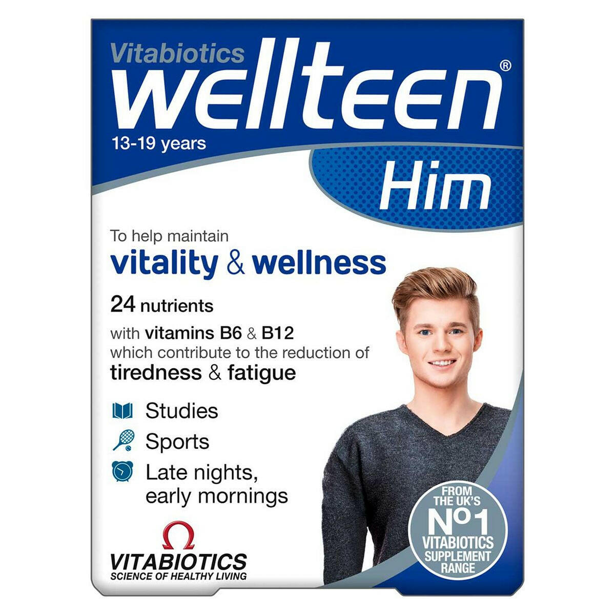 Vitabiotics Wellteen Him - 30 Tablets GOODS Boots