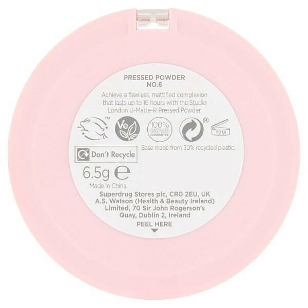 Studio London U MATTER-R Pressed Powder 6 GOODS Superdrug