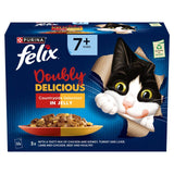 Felix Doubly Delicious 7+ Meaty Selection in Jelly Wet Cat Food 12 x 85g - McGrocer