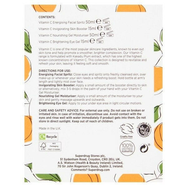 Superdrug Vitamin C Detox Skincare Collection GOODS Superdrug