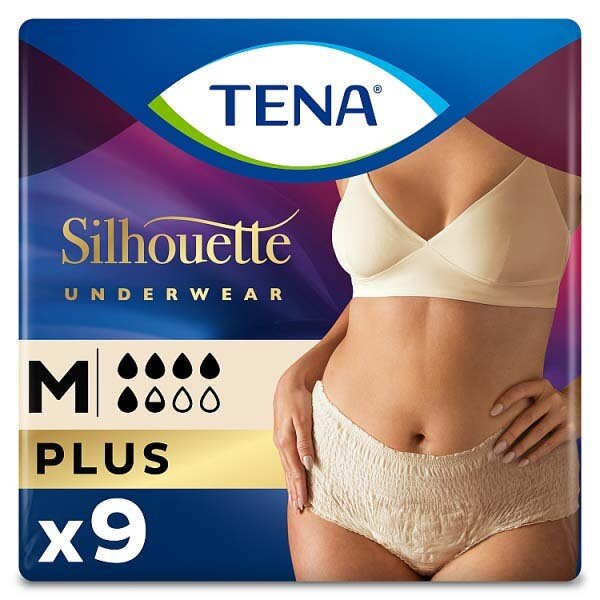 TENA Silhouette Incontinence Pants Plus Size Medium 9 pack GOODS Superdrug