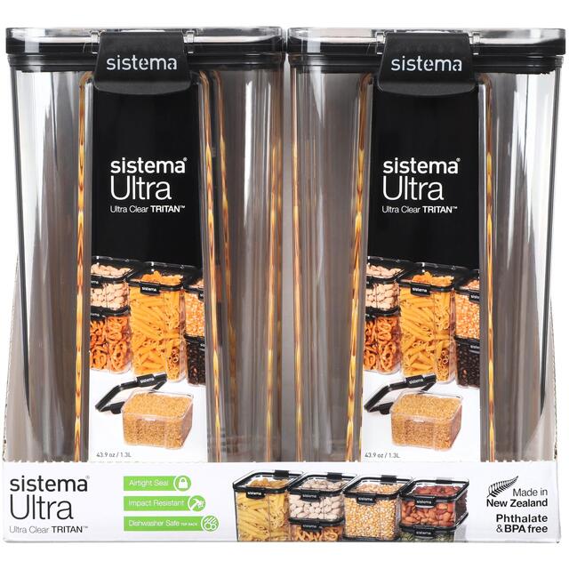 Sistema 1.3L Tritan Ultra Square Storage - McGrocer