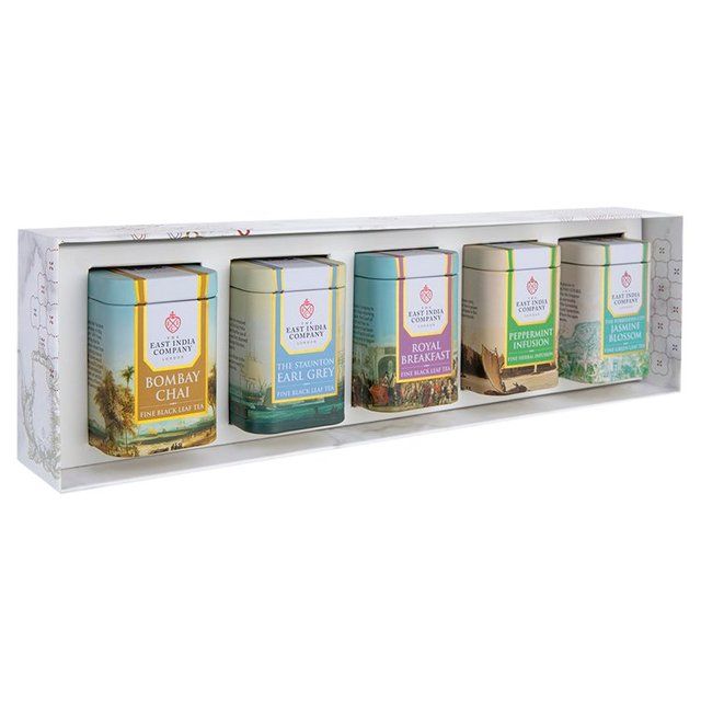 EAST INDIA COMPANY Miniature Loose Tea Caddy Gift Selection 5 per pack