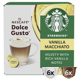 Starbucks Vanilla Macchiato by Nescafe Dolce Gusto Coffee Pods x12 GOODS Sainsburys