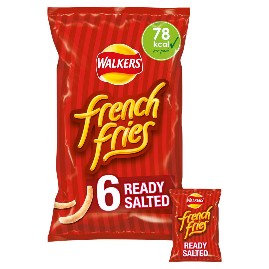 Walkers French Fries Ready Salted Multipack Crisps GOODS ASDA