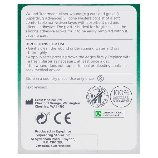 Superdrug Silicone Assorted Waterproof Plasters X 20 GOODS Superdrug