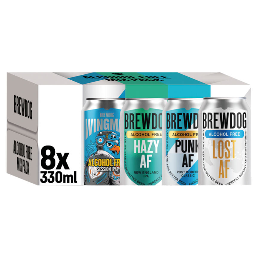 BrewDog Alcohol Free Mix Pack 8 x 330ml - McGrocer