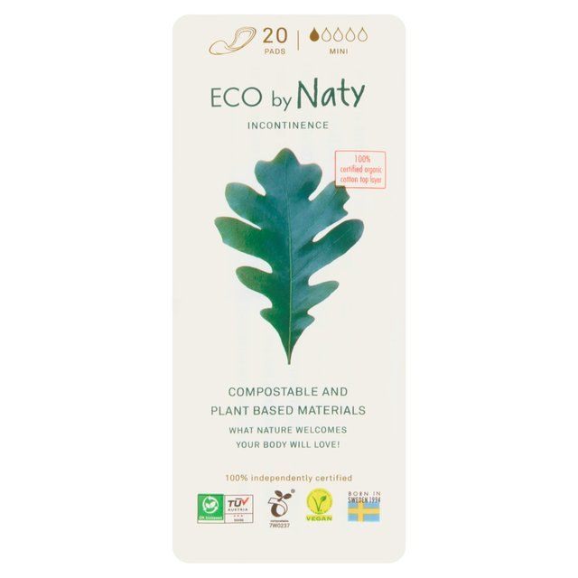 Eco By Naty Incontinence Pads Mini 20 per pack