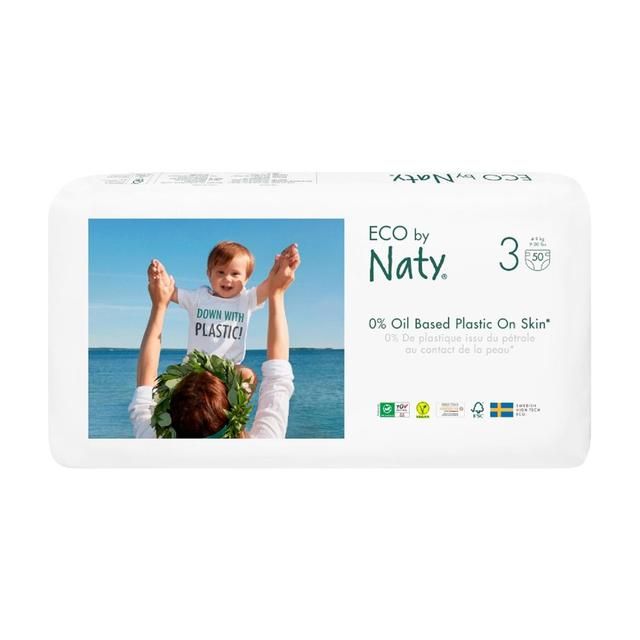 Eco by Naty Nappies Size 3 50 per pack