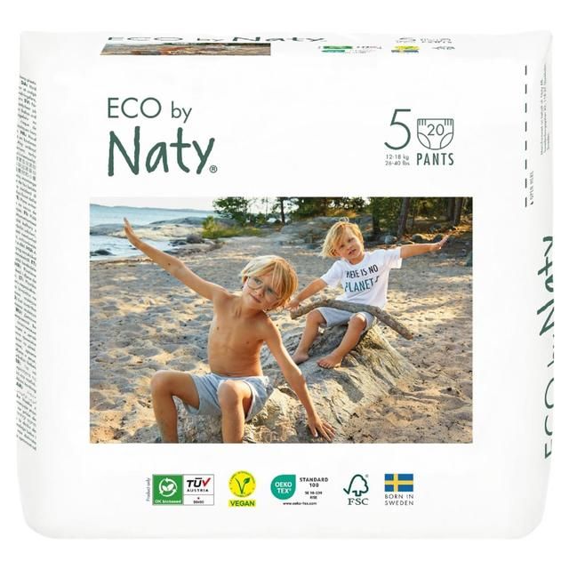 Eco by Naty Nappy Pants Size 5 (12-18kg) 20 per pack