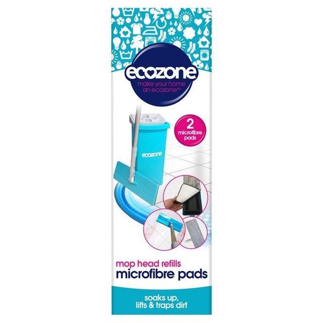 Ecozone Mop Cloth Refills 2pk 2 per pack