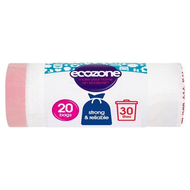 Ecozone Oxo-Biodegradable Bin Liners 30L 20 per pack