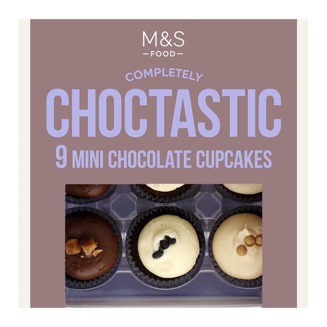 M&S Mini Chocolate Cupcake Selection 9 per pack - McGrocer