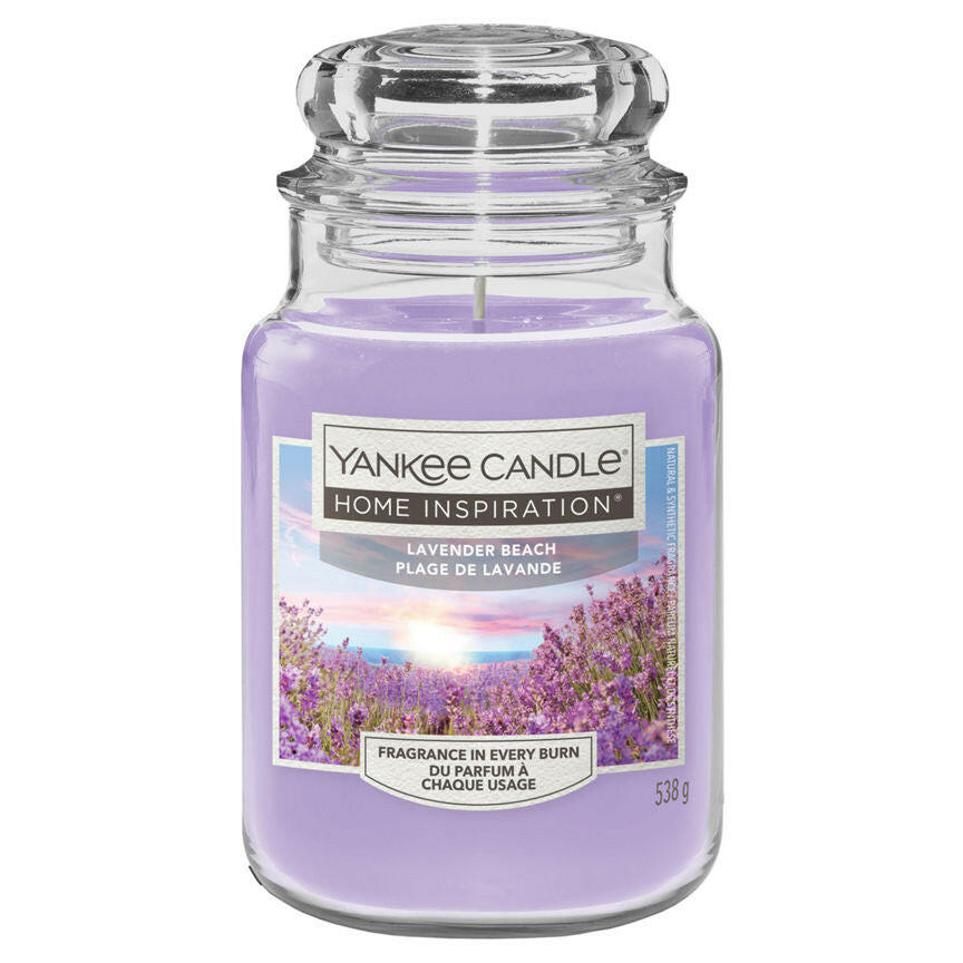 Yankee Candle Home Inspiration Lavender Beach Large Jar Candle GOODS ASDA