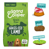 Edgard & Cooper Adult Grain Free Dry Dog Food with Fresh Grass-Fed Lamb 7kg