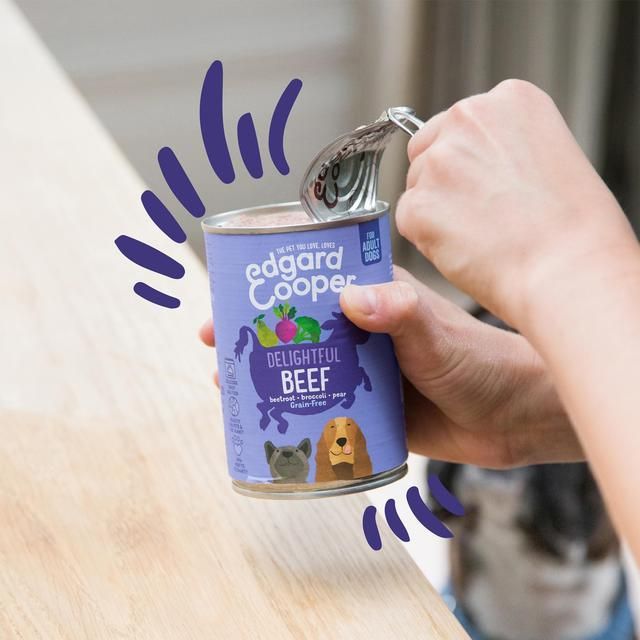 Edgard & Cooper Adult Grain Free Wet Dog Food with Beef   400g