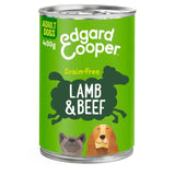 Edgard & Cooper Adult Grain Free Wet Dog Food with Lamb & Beef   400g