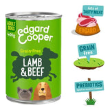Edgard & Cooper Adult Grain Free Wet Dog Food with Lamb & Beef   400g