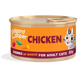 Edgard & Cooper Cat Chunks in Sauce Adult Chicken 85g