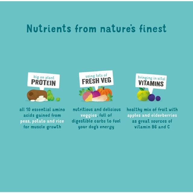 Edgard & Cooper Fresh Dog Dry Food Plant Based Adult Beetroot & Pumpkin   2.5kg