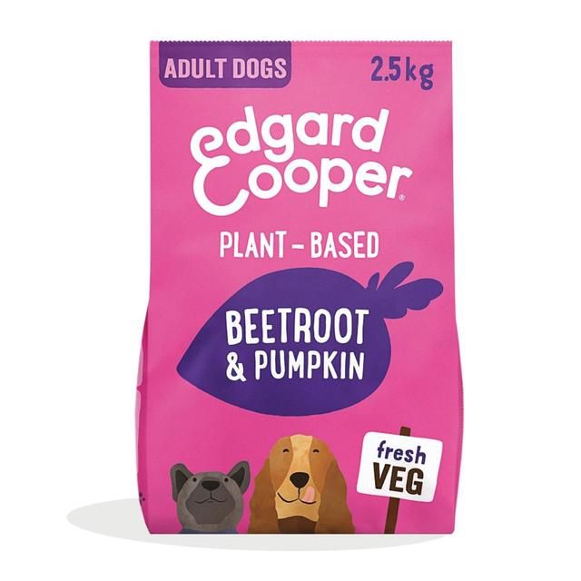 Edgard & Cooper Fresh Dog Dry Food Plant Based Adult Beetroot & Pumpkin   2.5kg