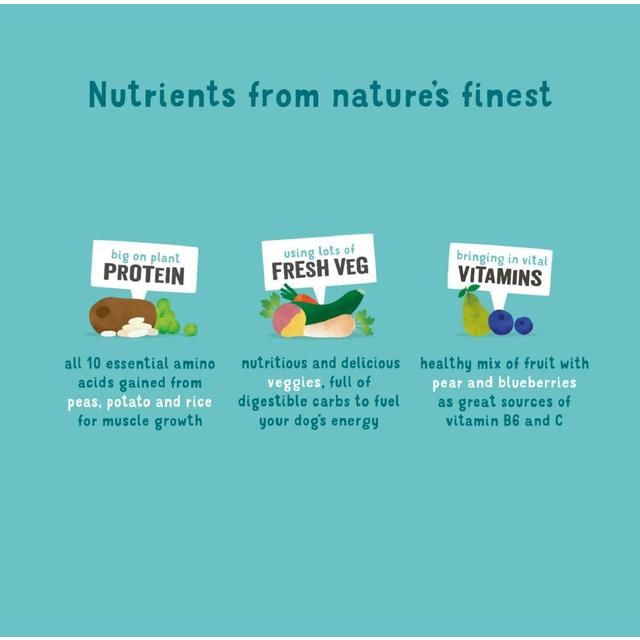 Edgard & Cooper Fresh Dog Dry Food Plant Based Adult Carrot & Courgette 2.5kg