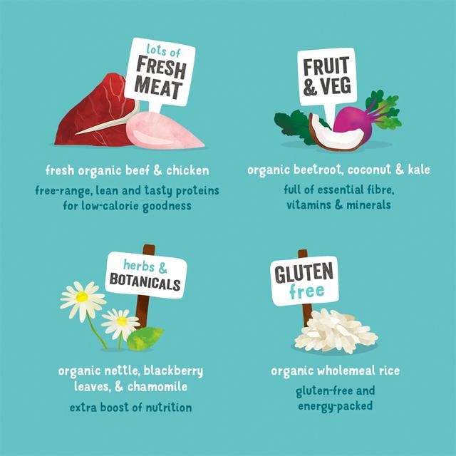 Edgard & Cooper Gluten Free Dry Dog Food Organic Beef & Free-Range Chicken   2.5kg