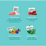 Edgard & Cooper Natural Adult Grain Free Wet Dog Food Tin Multipack   6 x 400g