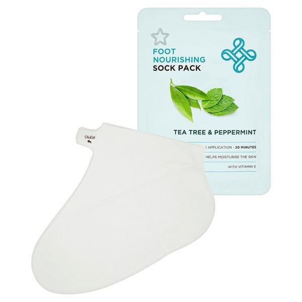 Superdrug Tea Tree and Peppermint Foot Mask & Foot Socks GOODS Superdrug