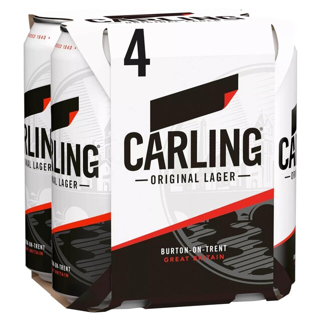 Carling Original Lager   4 x 440ml - McGrocer