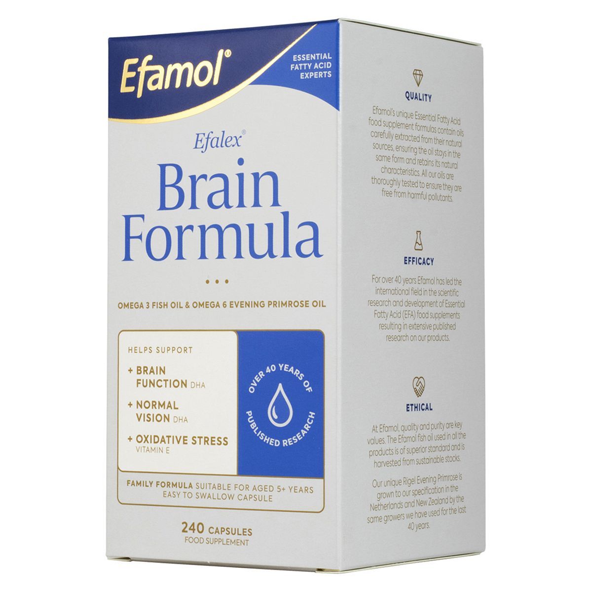 Efamol Efalex Brain Formula 240 capsules
