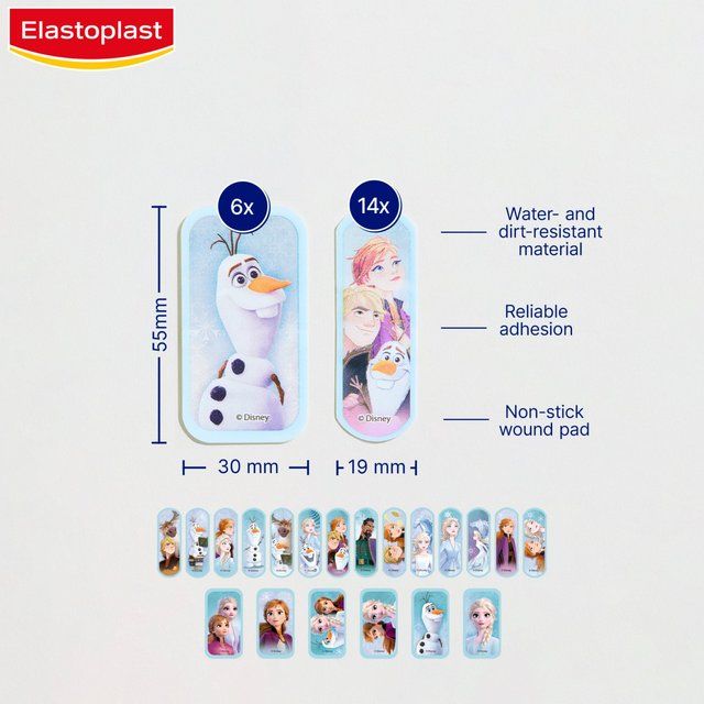 Elastoplast Disney Frozen Plasters 20 per pack