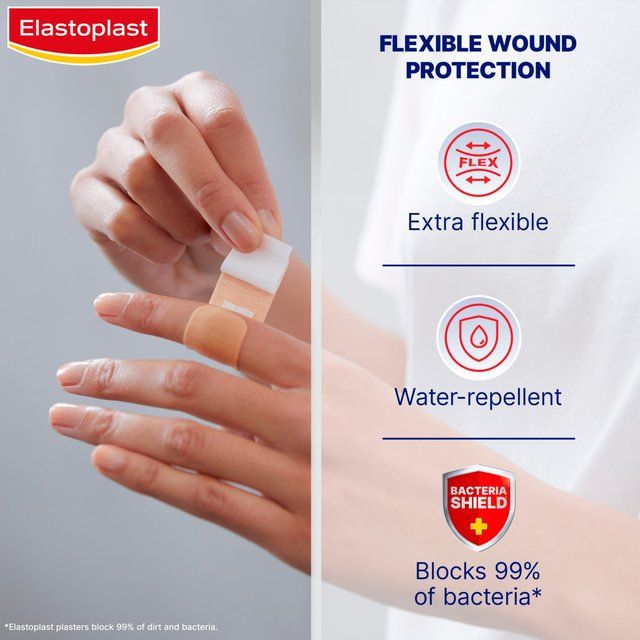 Elastoplast Fabric Plasters Extra Flexible & Breathable 40 per pack